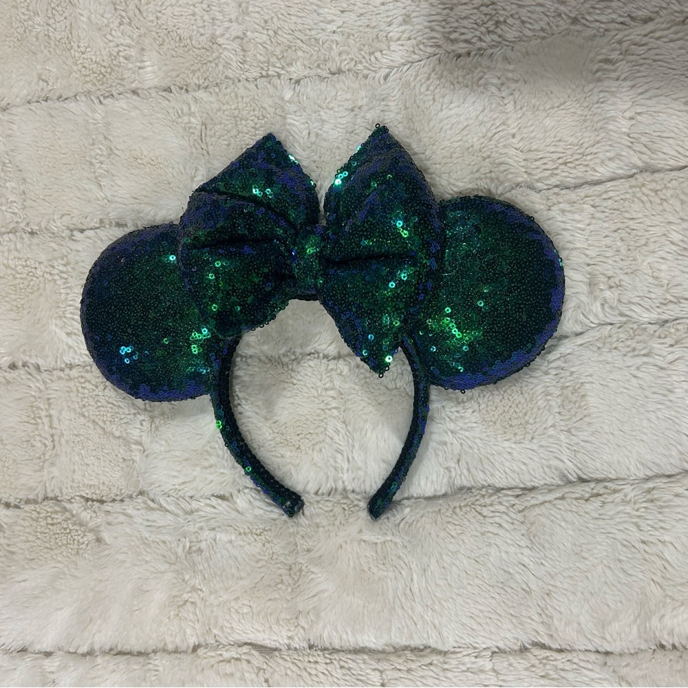 Green & Blue Iridescent Mickey Ears (Disney)